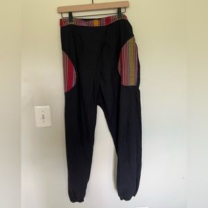 High waisted trousers
